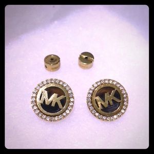 Michael Kors logo earrings